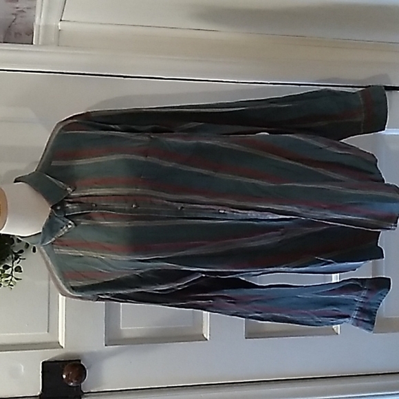 Lee vintage 1990's y2k made in USA 🇺🇸 button down casual XL shirt - Picture 1 of 3